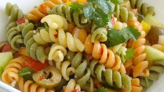 Tricolor Pasta Recipe [upl. by Pernick]