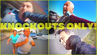 WHEN BIKERS FIGHT BACK  KNOCKOUTS ONLY [upl. by Crespi]