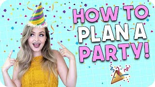 How to Plan a Party Party Planning Checklist [upl. by Reace]