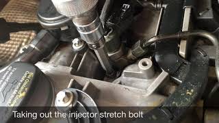 Mercedes Sprinter Injector Removal [upl. by Burkhart]