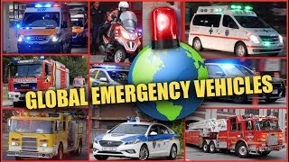 BEST OF  Emergency Vehicles Around The World [upl. by Earley]