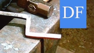 Blacksmithing for beginners  Basic forging 4 [upl. by Rasaec]