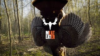 Spring Turkey Hunting with MeatEaters Janis Putelis [upl. by Lleral308]