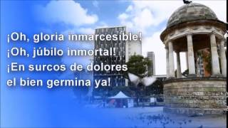 Himno Nacional de Colombia Completo Con Letra 11 Estrofas [upl. by Gearhart]