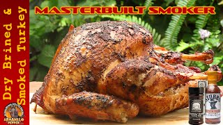 How to Smoke a Turkey in Masterbuilt Electric Smoker  Dry Brine Inject amp Season [upl. by Ardnala]