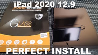 iPad Pro 129 2020 Glass Screen Protector  Get the perfect install [upl. by Halludba780]