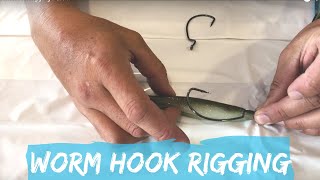 How to rig a soft bait with a worm hook [upl. by Amann]