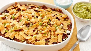 Fritos™ Pie Casserole  Betty Crocker Recipe [upl. by Igenia]