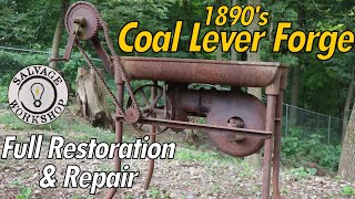 1890s Blacksmith Forge  RESTORATION amp REPAIR [upl. by Franny]