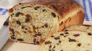 Fruit Bread Recipe Demonstration  Joyofbakingcom [upl. by Evy802]