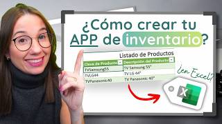 Crear APP de Gestión de Inventario en EXCEL control de existencias stock mínimo DESCARGA Archivo [upl. by Rodolphe]