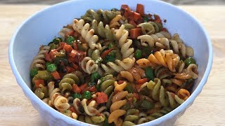 Tasty Vegetable PastaFusilli in a simple wayBest Tri color Fusilli Pasta [upl. by Dahcir675]