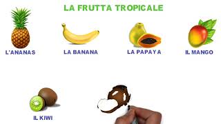 LA FRUTTA lessico italiano [upl. by Ataner508]