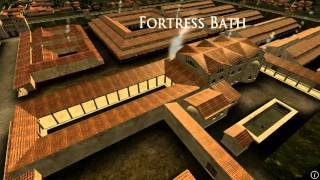 Animation of ancient Roman Fort in Caerleon Wales [upl. by Acinot]