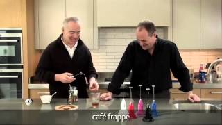 How to make a frappé coffee using an aerolatte milk frother [upl. by Ednyl]