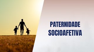 Paternidade socioafetiva [upl. by Lowe]