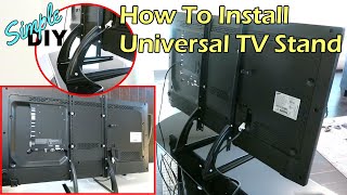 How To Install Universal TV Stand [upl. by Ealasaid]