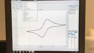 Cyclic voltammetry data analysis [upl. by Lipscomb983]