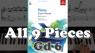 ABRSM Grade 6 Piano 2019 amp 2020 All 9 Pieces [upl. by Bazluke887]