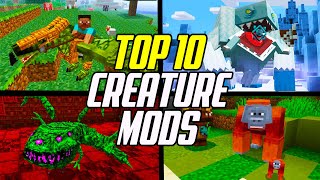 Top 10 Minecraft Mobs amp Creature Mods [upl. by Ric243]