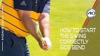 How To Start The Swing Correctly  Side Bend [upl. by Anoy118]