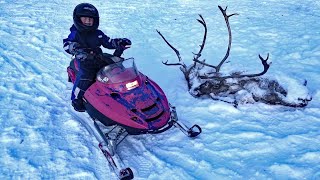 Alaska Winter Adventure  Ice fishing Camping Snowmobiling amp More [upl. by Scherman637]