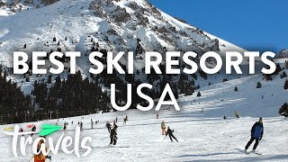 Top 10 Ski Resorts in the US  MojoTravels [upl. by Ueihttam]