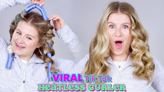 VIRAL TikTok HEATLESS Hair Curler [upl. by Drucill]