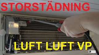 Rengöring av Luftvärmepump IVT AYXP12FRN [upl. by Ecaroh]