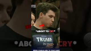 Charlie Kirk Makes a WOKE Activist CRY shorts charliekirk debate [upl. by Gurney]