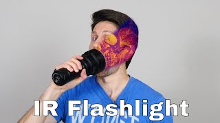 Shining an IR Flashlight Through My Face and Body [upl. by Airla665]