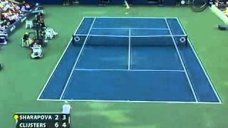 Kim Clijsters v Maria Sharapova  2005 US Open Highlights [upl. by Naivatco40]