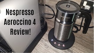 Nespresso Aeroccino 4 Milk Frother Review  Worth upgrading from the Aeroccino 3 [upl. by Aizatsana]