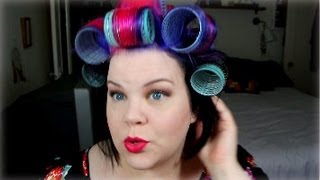 HOW TO Velcro Rollers For Short Hair [upl. by Rosenquist]