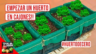 COMO HACER UN HUERTO URBANO  COMENCEMOS EN MARZO INVIERNO O VERANO  HUERTODECERO EP 1 [upl. by Pavla]