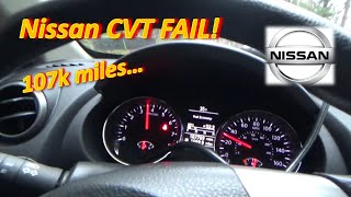 Nissan CVT FAIL 107k miles P1778 [upl. by So686]