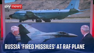 Ukraine War Did Russia fire missiles at RAF spy plane [upl. by Mcculloch493]