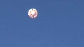 Video shows pilots parachuting after jet was downed [upl. by Ebehp205]