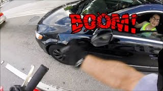 BIKER SMASH MIRROR  ANGRY PEOPLE VS BIKERS  ROAD RAGE  Ep 65 [upl. by Dewie]