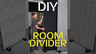 Easy DIY Room Divider Partition Wall for Privacy [upl. by Grazia]