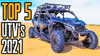 Top 5 New SideBySide UTVs for OffRoading 2021 [upl. by Rufena]