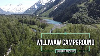 Williwaw Campground  Video Tour  Alaska [upl. by Soutor]