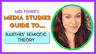 Media Studies  Roland Barthes Semiotic Theory  Simple Guide for Students And Teachers [upl. by Ahsimal432]