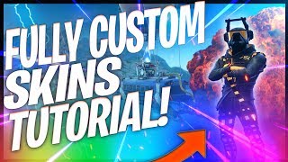 How to make fully custom skins in fortnite Updated Method [upl. by Alayne769]