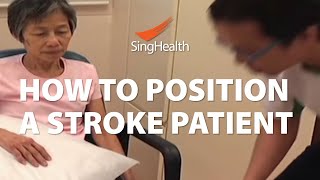 How To Position A Stroke Patient [upl. by Lipkin563]