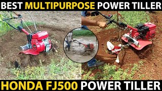 HONDA FJ500 Power Weeder  Best Multi Purpose Power Tiller  Weeder  Honda FJ500 Attachments [upl. by Kerry760]