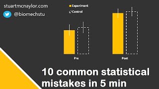 Ten Statistical Mistakes in 5 Min [upl. by Rodama]