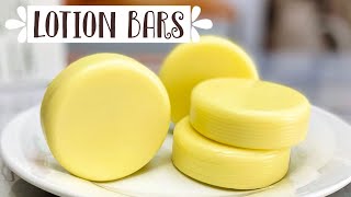 3Ingredient Solid Lotion Bars Nongreasy Recipe [upl. by Corneille384]