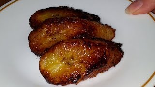 How to make Platanos Maduros Fried Sweet Plantains [upl. by Nastassia]