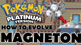 Pokémon Platinum how to evolve Magneton [upl. by Romelle]